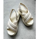 パテッドクロス厚底サンダル | WEGO【WOMEN】 | 詳細画像17