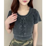 ヴィンテージライクレースアップT | WEGO【WOMEN】 | 詳細画像10 