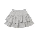 杢グレー | スウェットフリルスカパン | WEGO【WOMEN】