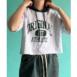 グリーン | フーデッドバイカラーT | WEGO【WOMEN】