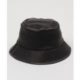 ブラック | ヴィンテージPUバケットハット | WEGO【MEN】