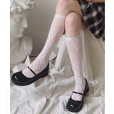 ホワイト | フラワーレースハイソックス | WEGO【WOMEN】