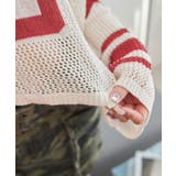 ナンバリングメッシュショートニット | WEGO【WOMEN】 | 詳細画像6 
