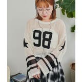 ナンバリングメッシュショートニット | WEGO【WOMEN】 | 詳細画像11 