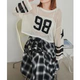 ナンバリングメッシュショートニット | WEGO【WOMEN】 | 詳細画像14 