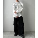 エンボスグラフィックT(LS) | WEGO【MEN】 | 詳細画像2 