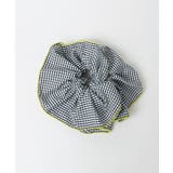 ブラック | LチェックWシュシュ | WEGO【WOMEN】