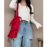 ドロストリボンギャザートート | WEGO【MEN】 | 詳細画像5 
