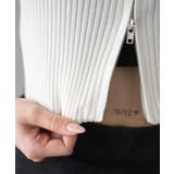 オフショルダブルジップニット | WEGO【WOMEN】 | 詳細画像4 