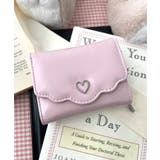 ライトピンク | フリルデザインハートメタルウォレット | WEGO【WOMEN】