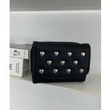 ブラック | ハートスタッズウォレット | WEGO【WOMEN】