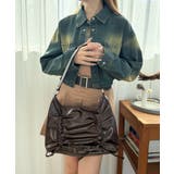 ギャザーリボンハーフムーンバッグ | WEGO【WOMEN】 | 詳細画像7