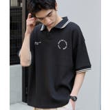 ブラック | ワッフルラインポロ | WEGO【MEN】