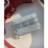 ブルーその他 | スタッズデザインウォレット | WEGO【WOMEN】