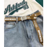 キャメル | Dickies ロゴプリントベルト | WEGO【MEN】