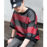 レッドボーダー | アンサンブルメッシュニットプルオーバー(SS) | WEGO【MEN】