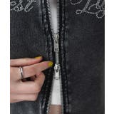 ラインストーンロゴWZIPトップス | WEGO【WOMEN】 | 詳細画像4 