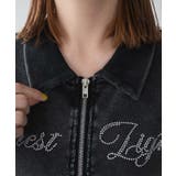 ラインストーンロゴWZIPトップス | WEGO【WOMEN】 | 詳細画像5 