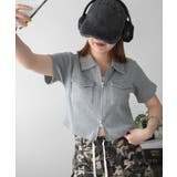 杢グレー | ポケットデザインWZIPトップス | WEGO【WOMEN】