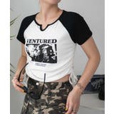 キーネックサイドレースアップちびT | WEGO【WOMEN】 | 詳細画像1 