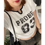 柄3 | キーネックサイドレースアップちびT | WEGO【WOMEN】