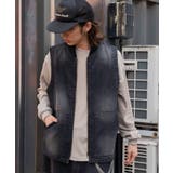65 | ワーカーズZIPデニムベスト | WEGO【MEN】