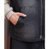 ワーカーズZIPデニムベスト | WEGO【MEN】 | 詳細画像4