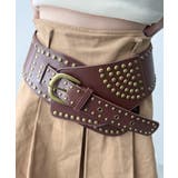 Lスタッズワイドサッシュベルト | WEGO【WOMEN】 | 詳細画像1 
