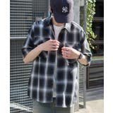 柄1 | オンブレチェックシャツ(SS) | WEGO【MEN】