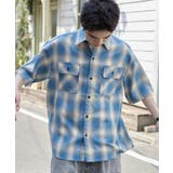 柄4 | オンブレチェックシャツ(SS) | WEGO【MEN】