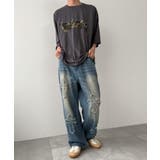 クロスモチーフオーバーダイバギーパンツ | WEGO【MEN】 | 詳細画像2 