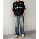 スターモチーフオーバーダイバギーパンツ | WEGO【MEN】 | 詳細画像2 