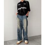 スターモチーフオーバーダイバギーパンツ | WEGO【MEN】 | 詳細画像7 