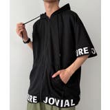 ブラック | グラフィックZIPパーカー(SS) | WEGO【MEN】