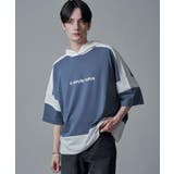 サックス | ドルマンポンチフードT(SS) | WEGO【MEN】