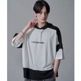 ホワイト | ドルマンポンチフードT(SS) | WEGO【MEN】