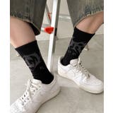 ブラック | トライバルロゴソックス(R) | WEGO【WOMEN】