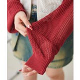 ラグランメッシュニットショートパーカー | WEGO【WOMEN】 | 詳細画像5 
