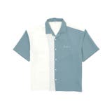 サックス | ドライポリカラーブロックシャツ(SS) | WEGO【MEN】