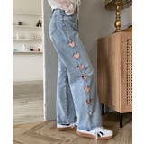 ハートサイドラインストレートパンツ | WEGO【WOMEN】 | 詳細画像9