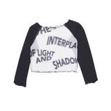 ネイビー | ランダムロゴメロウシアートップス | WEGO【WOMEN】