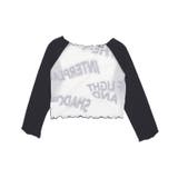 ランダムロゴメロウシアートップス | WEGO【WOMEN】 | 詳細画像2 
