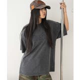 スミクロ | ヴィンテージウォッシュグラフィックビッグT | WEGO【WOMEN】