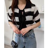 襟付きリボンメッシュショートカーデ | WEGO【WOMEN】 | 詳細画像10