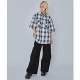 グラフィックオンブレチェックシャツ(SS) | WEGO【MEN】 | 詳細画像4