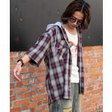 オンブレチェックフードシャツ(SS) | WEGO【MEN】 | 詳細画像2