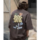 ブラウン | 別注BENDAVISIプランプロゴT(SS) | WEGO【MEN】
