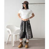 グラフィックサイドドロストリブちびT | WEGO【WOMEN】 | 詳細画像2