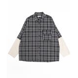 チェックレイヤードシャツ(LS) | WEGO【MEN】 | 詳細画像36 