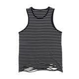 グレーボーダー | ダメージタンクトップ | WEGO【MEN】